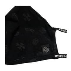【安心メルカリ便】クロムハーツ マスク ブラック CHROME HEARTS 布マスク - メルカリ