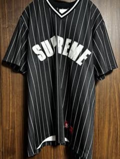 『☆最終値下げ☆』Supreme ストライプ ベースボールシャツ supreme ベースボールシャツ