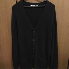 カーディガン ユニクロ 黒のサムネイル