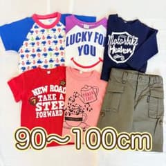 子供服 まとめ売り 90 95 100 半袖 長袖 Tシャツ ハーフパンツ - メルカリ