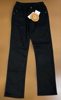 あったか裏起毛ストレッチパンツ　160cm 黒　ブラック