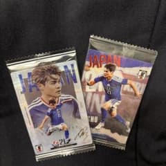ツインウエハース　2026 ワールドカップ　日本代表　佐野海舟　レア　2枚セットのサムネイル