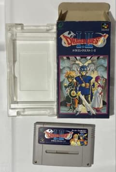 SFC] ドラゴンクエスト1・2 修正版 箱付き - メルカリ