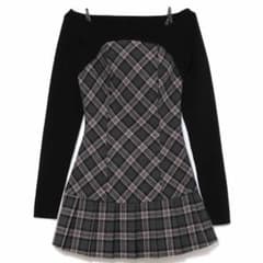 ANDMARY Selena check mini dressのサムネイル