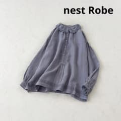 ネストローブ リネン×レース スモックブラウス - メルカリ