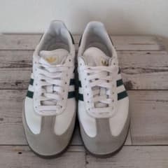 ☆コヤギさま専用☆　adidas Samba ホワイト/グリーン スニーカーのサムネイル