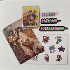 HANA KOHARU Moment Box 포토카 포스카 스티커 6점