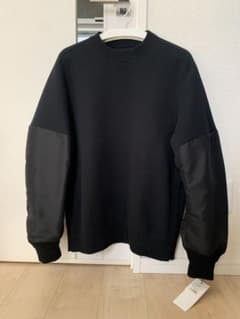 sacai ブラック スウェット 24-03456M サカイ - メルカリ
