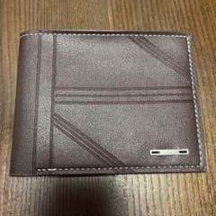 二つ折り財布 ブラウン メンズのサムネイル