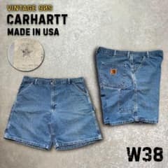 90s USA製 Carhartt カーハート デニムペインターショーツ 38 90s USA製 Carhartt カーハート デニムペインターショーツ 38 - メルカリ
