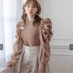 グレイル  ボリュームスリーブニットトップスのサムネイル