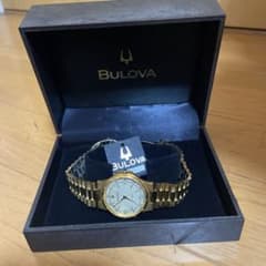 大幅値下げ【新品・未使用】定価15万 BULOVA ゴールド腕時計