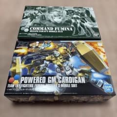 HG パスワードジムカーディガン，こまんどふみな　未組み立て品二点セット HG パスワードジムカーディガン，こまんどふみな 未組み立て品二点