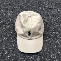 POLO Ralph Lauren ラルフローレン キャップ ベージュ 刺繍