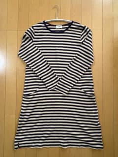 BEAMS HEART ボーダー ワンピース 長袖のサムネイル