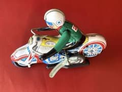 Schylling MOTORCYCLE RACER ブリキ玩具のサムネイル