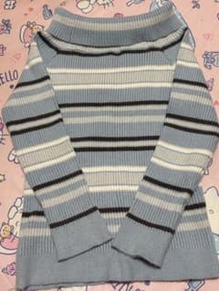 CECIL McBEE ボーダー リブニット 長袖のサムネイル