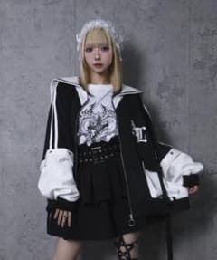 amilige satan バックプリントZIP TOPSのサムネイル