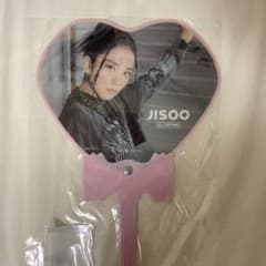 BLACKPINK JISOO ジス　ハート型うちわのサムネイル