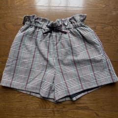 女児半ズボン130チェック柄のサムネイル