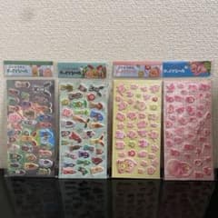 【国内正規品】こびとづかん　ぷっくりシール　4種セットのサムネイル