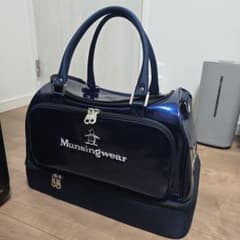 限定品☆Munsingwear エナメル ゴルフバッグ ネイビー - メルカリ