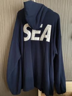 【希少・初期完売品】WIND AND SEA zipパーカー navyのサムネイル