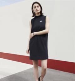 ナイキ ゴルフ ハイネック ノースリーブ ワンピース モックネック
