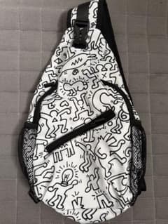 Keith Haring アート柄 ボディバッグのサムネイル