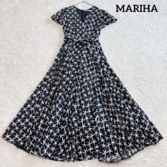 美品✨マリハ マドモアゼルのドレス カシュクールワンピース ヒトデ