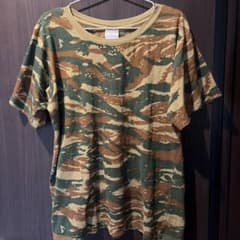 ギリシャ軍 実物 タイガーカモ Tシャツ Mサイズ y2kのサムネイル