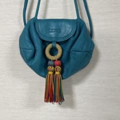 LOEWE ショルダーバッグ タッセル付き ブルーのサムネイル