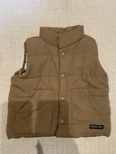 SIMPLE FREE ベビーベスト 80cm ブラウンのサムネイル