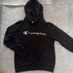 Champion パーカー ブラック ロゴ　チャンピオンのサムネイル