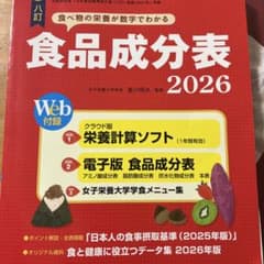 食品成分表 2026年版のサムネイル