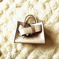 リボンモチーフ ハンドバッグ GRL購入品のサムネイル