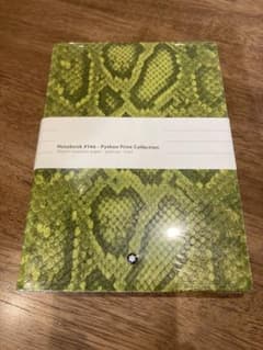 新品未使用　モンブラン　ノート　146 パイソン　ベージュ ⭐︎新品未使用⭐︎ モンブラン ノート 146 パイソン グリーン - メルカリ