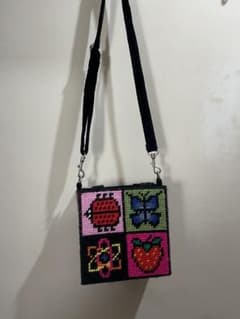 unif ステッチ ショルダーバッグ - メルカリ