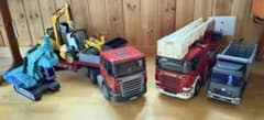 Bruder ブルーダー 働く車セット SCANIA CATのサムネイル