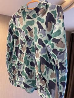 adidas アディダス 迷彩柄 bape 風 フード パーカー　スウェットのサムネイル