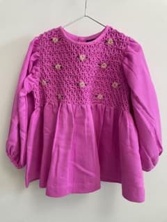 Bonjour Diary】 4Y ピンク チュニック - メルカリ