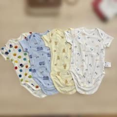 UNIQLO ベビー ボディスーツ 70cm 4枚セット
