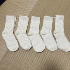 『新品未使用』　ソックス　5足組のサムネイル
