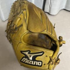 SALE ミズノ　グローバルエリート　グローブ　革ソフトボールのサムネイル
