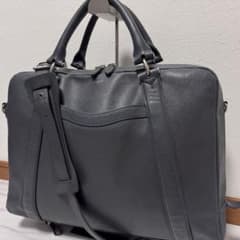 ペッレモルビダ デッキ9 2wayビジネスバッグ ブリーフケース グレー ロゴ ペッレモルビダ デッキ9 2wayビジネスバッグ ブリーフケース グレー