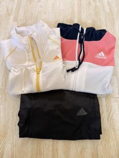 adidas レディース ジャージ パーカー 、ハーフパンツ3点セットのサムネイル