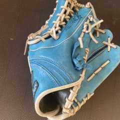 Mizuno 軟式グローブ 青のサムネイル