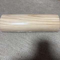 手作り木製円筒形木枕 ナチュラルウッドのサムネイル