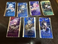 崩壊 スターレイル × GiGO クリアしおり 全7種 コンプリート セットのサムネイル