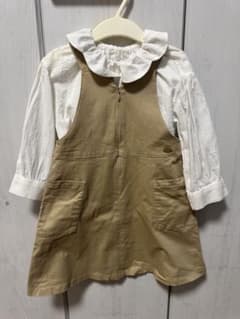 hakka kids ハッカキッズ 100cm ジャンパースカート ブラウスのサムネイル